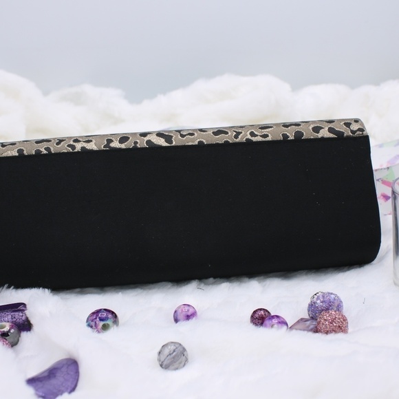 𝅺BLACK Cream Gold evening purse - Picture 2 of 2